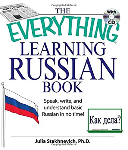 Book Cover The Everything Learning Russian Book with CD: Speak, write, and understand Russian in no time!