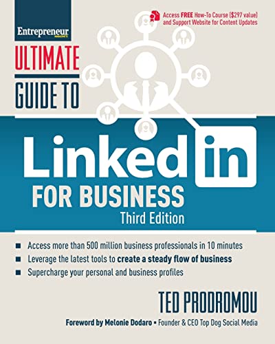 Book Cover Ultimate Guide to LinkedIn for Business: Access more than 500 million people in 10 minutes (Ultimate Series)