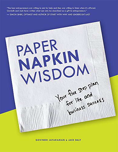 Book Cover Paper Napkin Wisdom: Your Five Step Plan For Life and Business Success