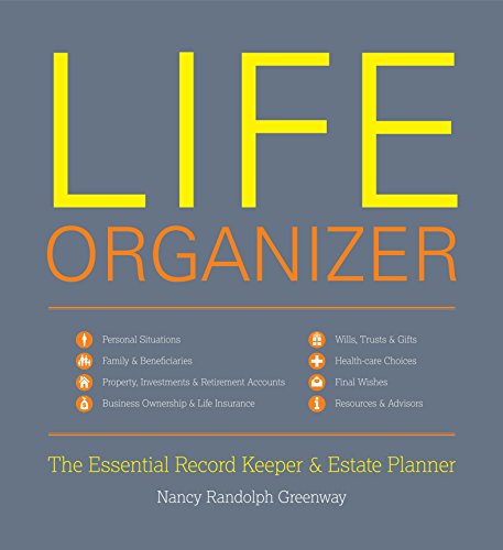 Book Cover Life Organizer: The Essential Record Keeper & Estate Planner