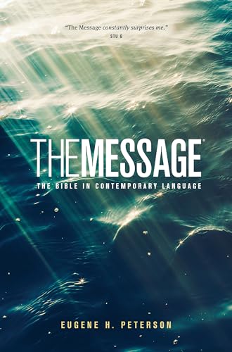 Book Cover The Message Ministry Edition (Softcover, Green): The Bible in Contemporary Language