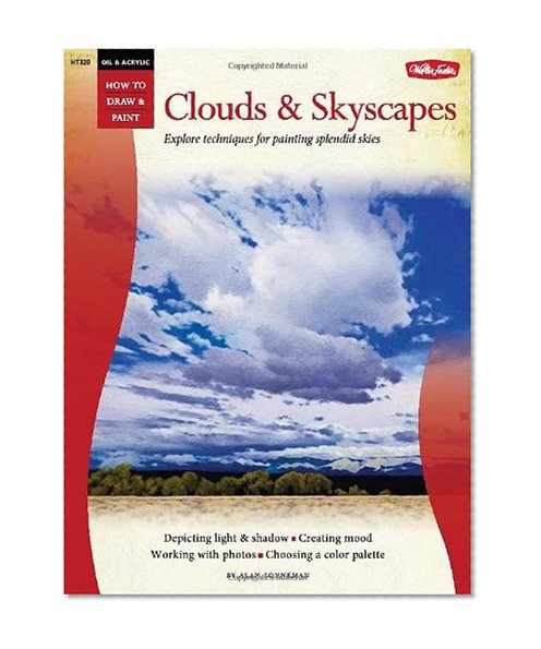 Book Cover Oil & Acrylic: Clouds & Skyscapes (How to Draw & Paint)