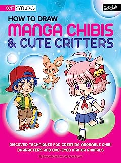 Book Cover How to Draw Manga Chibis & Cute Critters: Discover techniques for creating adorable chibi characters and doe-eyed manga animals (Walter Foster Studio)