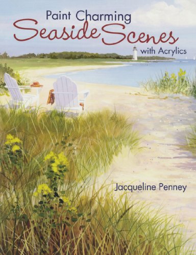 Book Cover Paint Charming Seaside Scenes With Acrylics