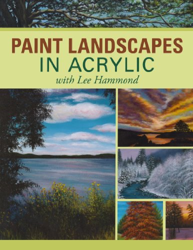 Book Cover Paint Landscapes in Acrylic with Lee Hammond