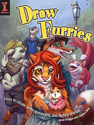 Book Cover Draw Furries: How to Create Anthropomorphic and Fantasy Animals
