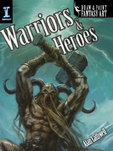 Book Cover Draw & Paint Fantasy Art Warriors & Heroes