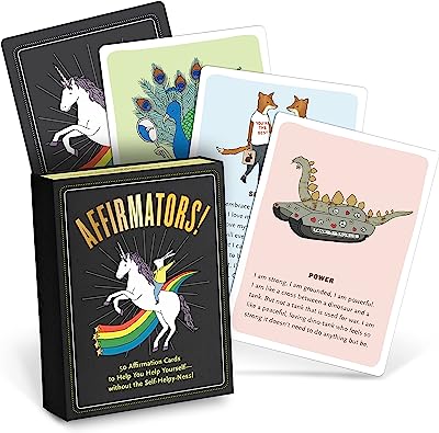 Book Cover Affirmators! 50 Affirmation Cards Deck to Help You Help Yourself - Without the Self-Helpy-Ness!