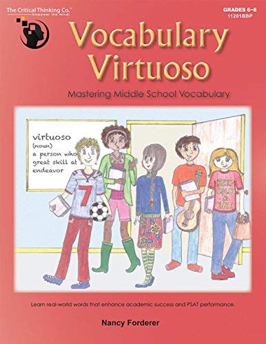 Book Cover Vocabulary Virtuoso: Mastering Middle School Vocabulary (Grades 6-8)