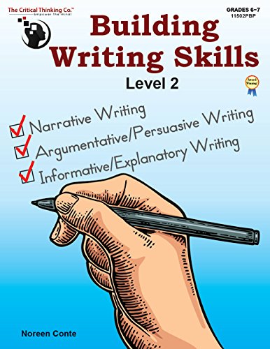 Book Cover Building Writing Skills Level 2 - Using a 5-Step Writing Process to Teach Writing (Grades 6-7)