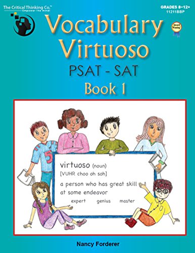 Book Cover Vocabulary Virtuoso: PSAT-SAT Book 1 (Grades 8-12+)