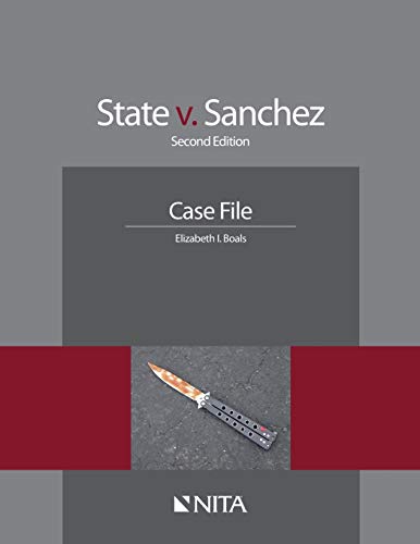 Book Cover State v. Sanchez: Second Edition Case File (NITA)