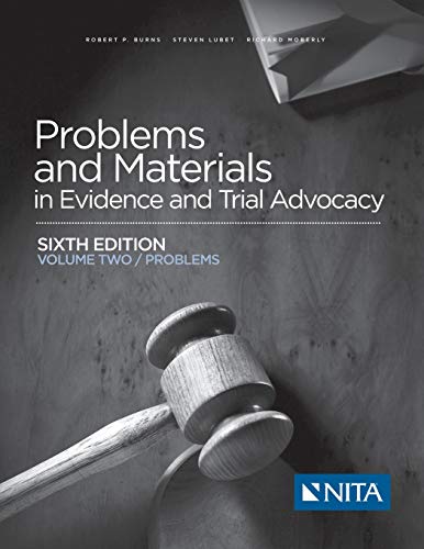 Book Cover Problems and Materials in Evidence and Trial Advocacy: Volume Two / Problems (NITA)
