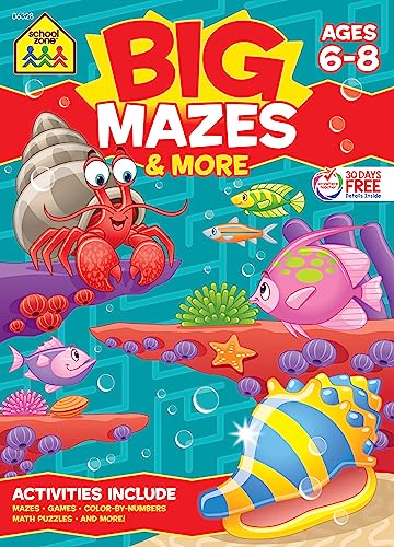 Book Cover Big Mazes & More: Ages 6-8