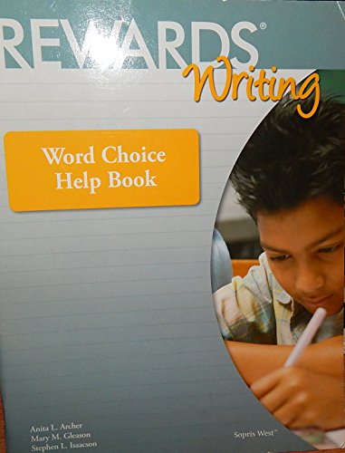 Book Cover Rewards Writing (Word Choice Help Book)