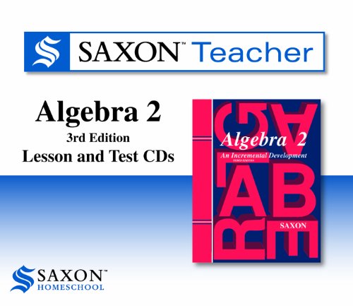 Book Cover Algebra 2: Homeschool Teacher Kit