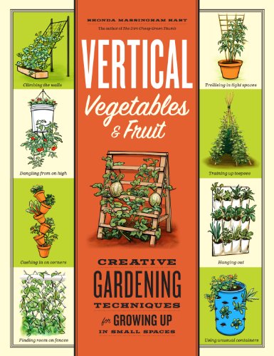 Book Cover Vertical Vegetables & Fruit: Creative Gardening Techniques for Growing Up in Small Spaces