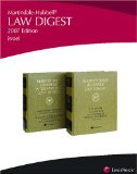 Martindale-Hubbell Law Digest: Israel