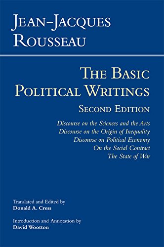 Book Cover Rousseau: The Basic Political Writings: Discourse on the Sciences and the Arts, Discourse on the Origin of Inequality, Discourse on Political Economy, ... Contract, The State of War (Hackett Classics)
