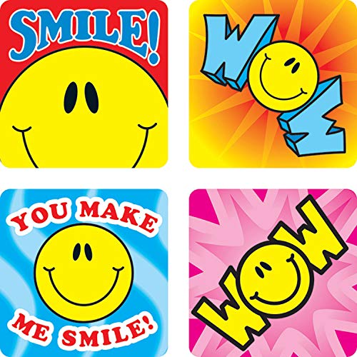 Book Cover Smile Fun Motivational Stickers 120 stickers