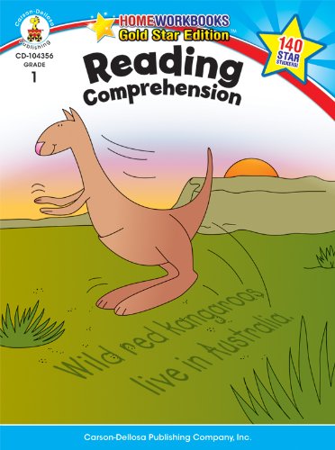 Book Cover Reading Comprehension, Grade 1 (Home Workbooks)