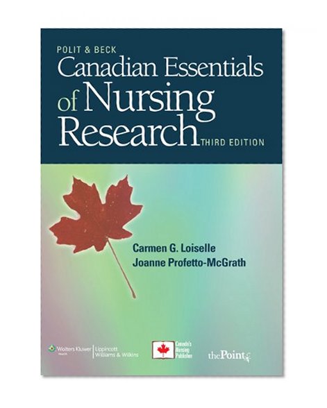 Book Cover Canadian Essentials of Nursing Research
