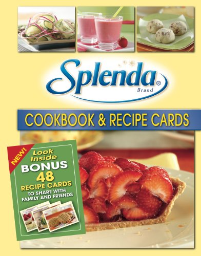 Book Cover Splenda Cookbook & Recipe Cards