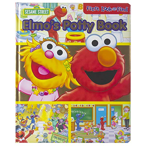 Book Cover Sesame Street - Elmo's Potty Book - First Look and Find - PI Kids