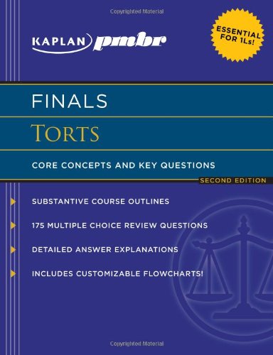 Kaplan PMBR FINALS: Torts: Core Concepts and Key Questions