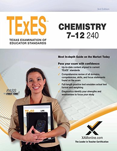Book Cover TExES Chemistry 7-12 240 Teacher Certification Study Guide Test Prep