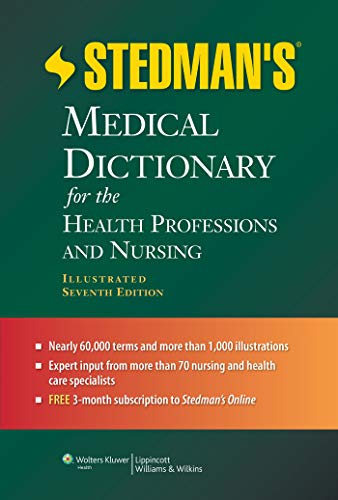 Book Cover Stedman's Medical Dictionary for the Health Professions and Nursing (Stedman's Medical Dictionary for the Health Professions & Nursing)
