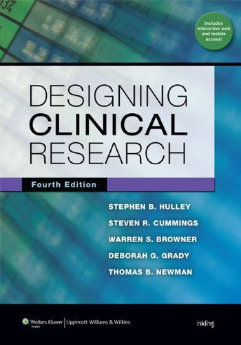 Book Cover Designing Clinical Research