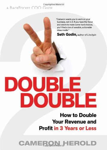 Book Cover Double Double: How to Double Your Revenue and Profit in 3 Years or Less