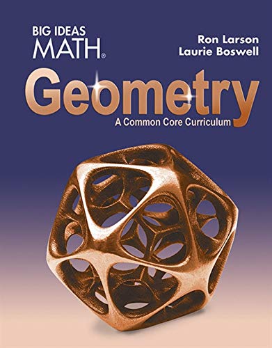 Book Cover BIG IDEAS MATH Geometry: Common Core Student Edition 2015