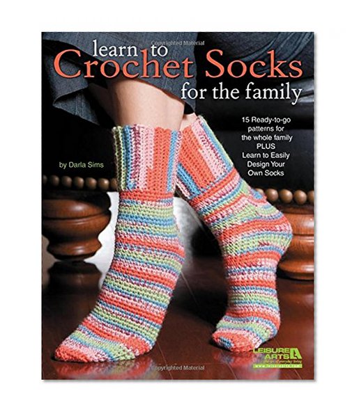 Book Cover Learn to Crochet Socks for the Family