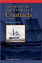 Book Cover Concepts and Case Analysis in the Law of Contracts, 7th (Concepts and Insights)