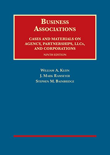 Book Cover Business Associations, Cases and Materials on Agency, Partnerships, and Corporations (University Casebook Series)