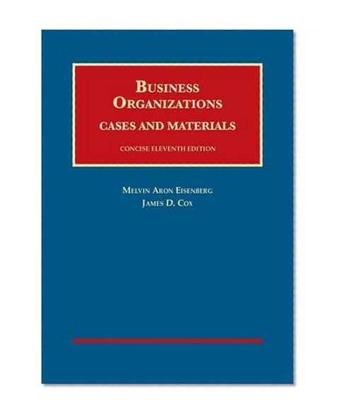 Book Cover Business Organizations Cases and Materials  (University Casebook)