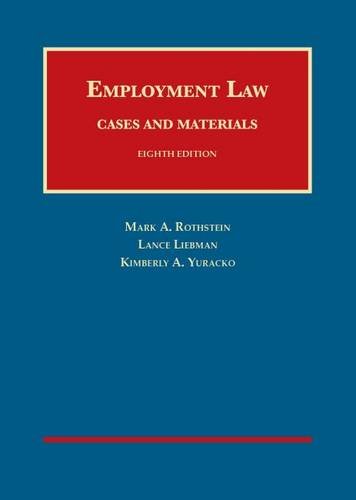 Book Cover Employment Law Cases and Materials, 8th (University Casebook Series)