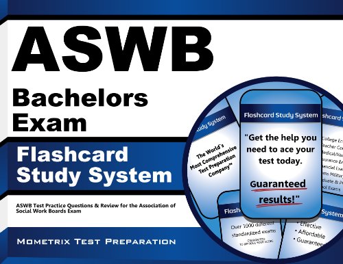 Book Cover ASWB Bachelors Exam Flashcard Study System: ASWB Test Practice Questions & Review for the Association of Social Work Boards Exam (Cards)
