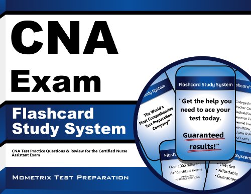Book Cover CNA Exam Flashcard Study System: CNA Test Practice Questions & Review for the Certified Nurse Assistant Exam (Cards)