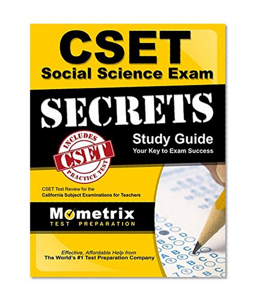 Book Cover CSET Social Science Exam Secrets Study Guide: CSET Test Review for the California Subject Examinations for Teachers (Mometrix Secrets Study Guides)