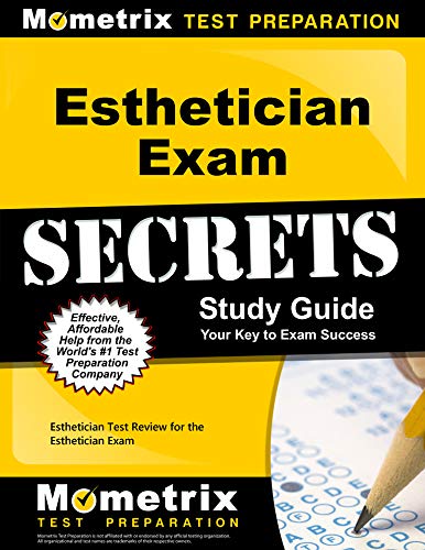 Book Cover Esthetician Exam Secrets Study Guide: Esthetician Test Review for the Esthetician Exam