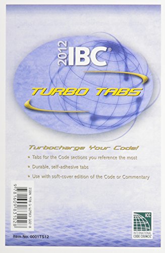 Book Cover 2012 International Building Code Turbo Tabs for Soft Cover Edition (International Code Council Series)