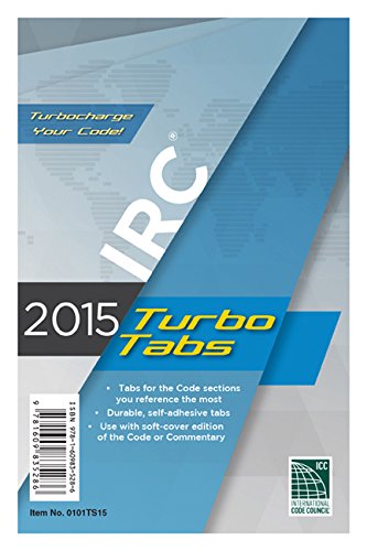 Book Cover 2015 International Residential Code Turbo Tabs for Paper Bound Edition