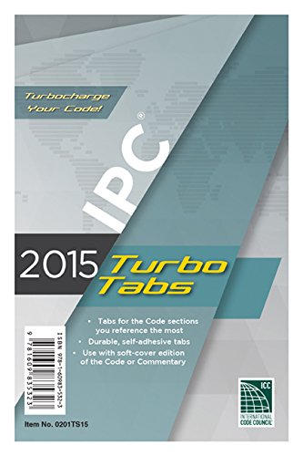 Book Cover 2015 International Plumbing Code Turbo Tabs for Paperbound Edition