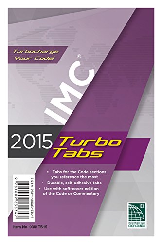 Book Cover 2015 International Mechanical Code Turbo Tabs for Soft Cover