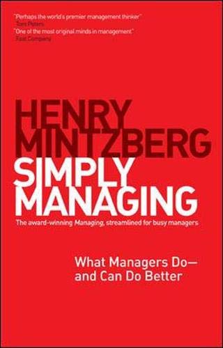 Book Cover Simply Managing: What Managers Do # and Can Do Better