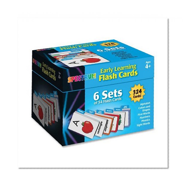 Carson Dellosa Early Learning Flash Cards: 6 Sets of  54 Flash Card (744085)