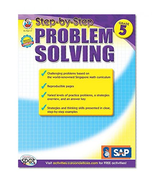 Book Cover Step-by-Step Problem Solving, Grade 5 (Singapore Math)